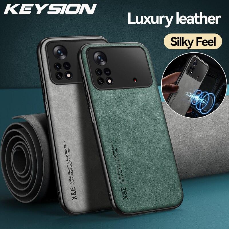 Роскошный кожаный чехол KEYSION для POCO X4 Pro 5G X4 GT X3 NFC, силиконовый + ПК, противоударная задняя крышка для телефона Xiaomi POCO M3 M4 Pro 4G
Роскошный кожаный чехол KEYSION для POCO X4 Pro 5G X4 GT X3 NFC, силиконовый + ПК, противоударная задняя крышка для телефона Xiaomi POCO M3 M4 Pro 4G