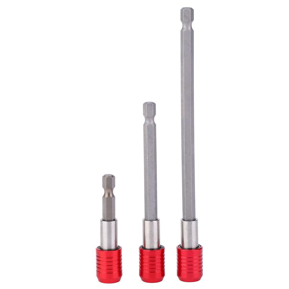 3Pcs Screw Bit Holder Red Stainless Steel 14in Hex Shank 60100150mm Length for Electric
3Pcs Screw Bit Holder Red Stainless Steel 14in Hex Shank 60100150mm Length for Electric