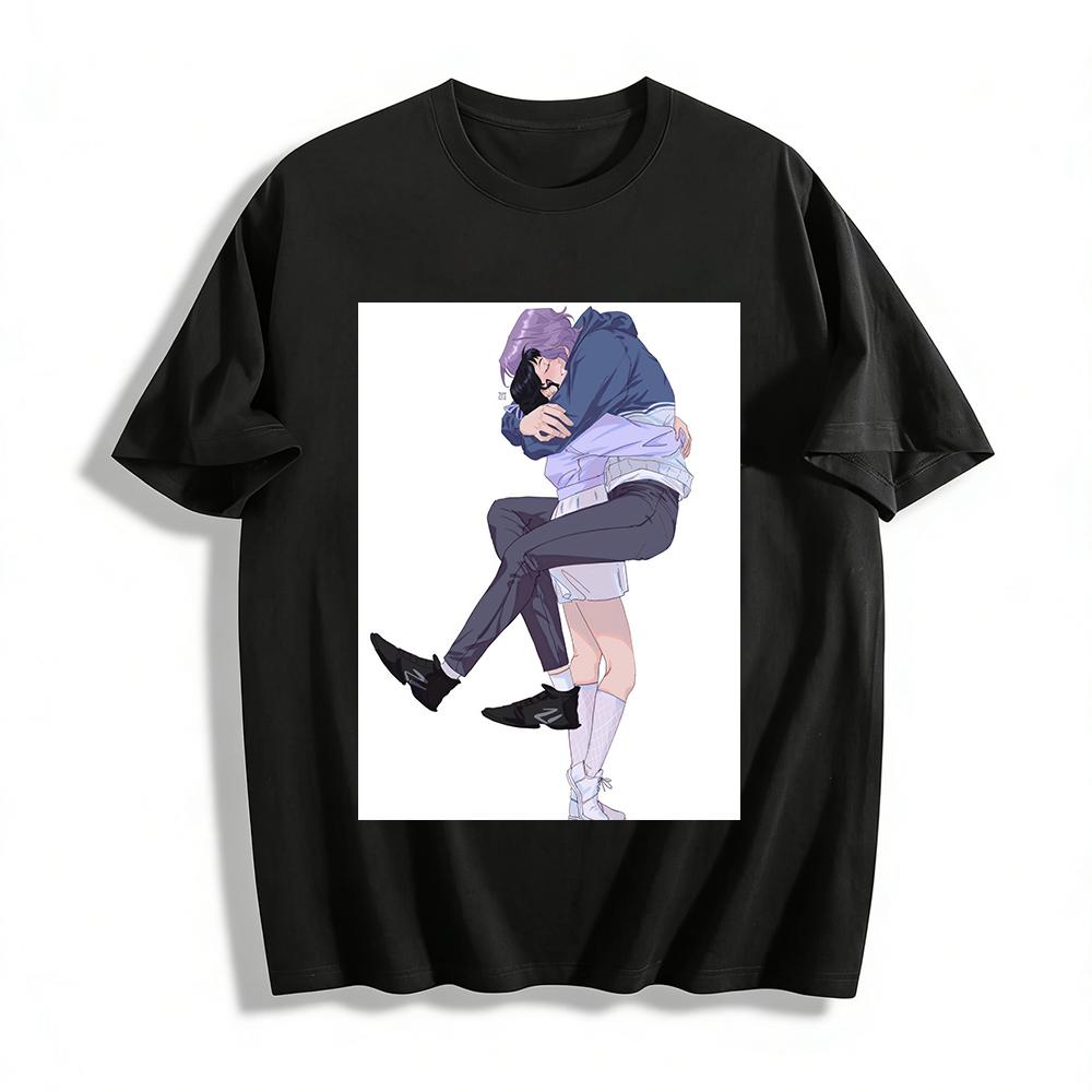 Lesbian Couple Hug Print Casual Sweatshirt Women Loose Trendy Top For Best Friends And Couples Pure cotton T-shirt 6XL
Lesbian Couple Hug Print Casual Sweatshirt Women Loose Trendy Top For Best Friends And Couples Pure cotton T-shirt 6XL