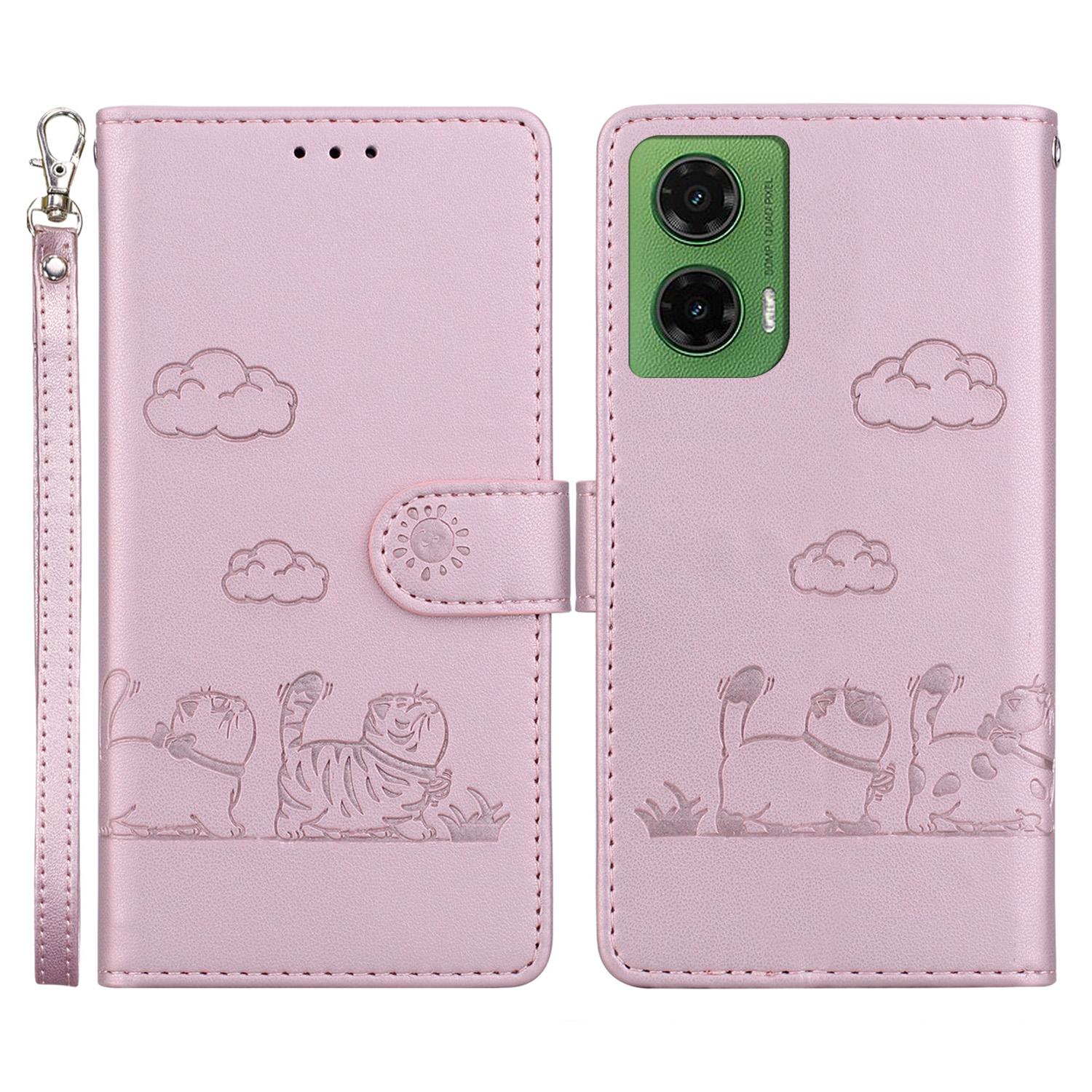 For Motorola Moto G35 5G Case RFID Blocking Kitten Pattern TPU+PU Leather Phone Cover B
For Motorola Moto G35 5G Case RFID Blocking Kitten Pattern TPU+PU Leather Phone Cover B