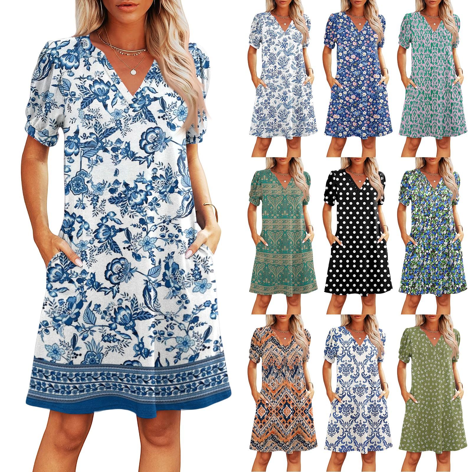 Women s Summer V-Neck Casual Beach Dresses Pod Short Sleeve Vintage Floral Print Dresses XXL
Women s Summer V-Neck Casual Beach Dresses Pod Short Sleeve Vintage Floral Print Dresses XXL