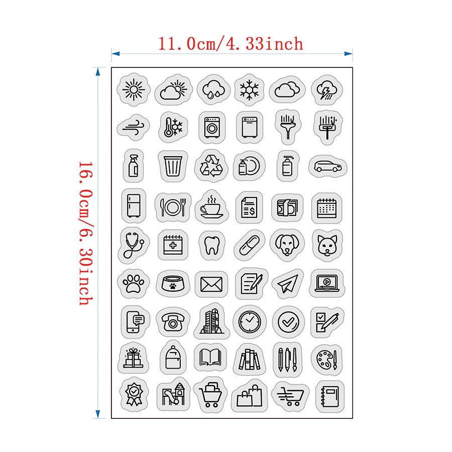 Icon Series Transparent Silicone Stamps - DIY Journal Set March 2025 (7403-7404)
Icon Series Transparent Silicone Stamps - DIY Journal Set March 2025 (7403-7404)