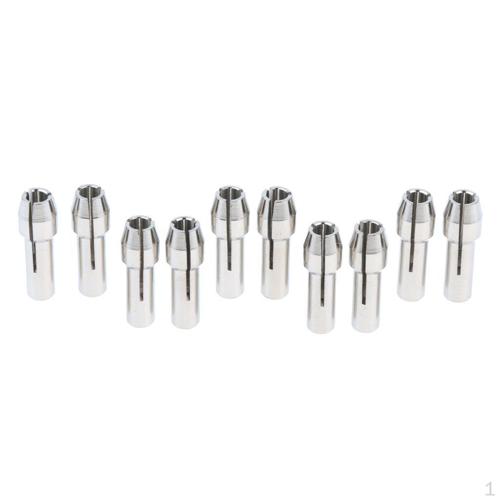 10 Pc Drill Chuck Collet, 1, 1.5, 2.35, 3, 3.2mm Rotary Tool, 3.0mm
10 Pc Drill Chuck Collet, 1, 1.5, 2.35, 3, 3.2mm Rotary Tool, 3.0mm