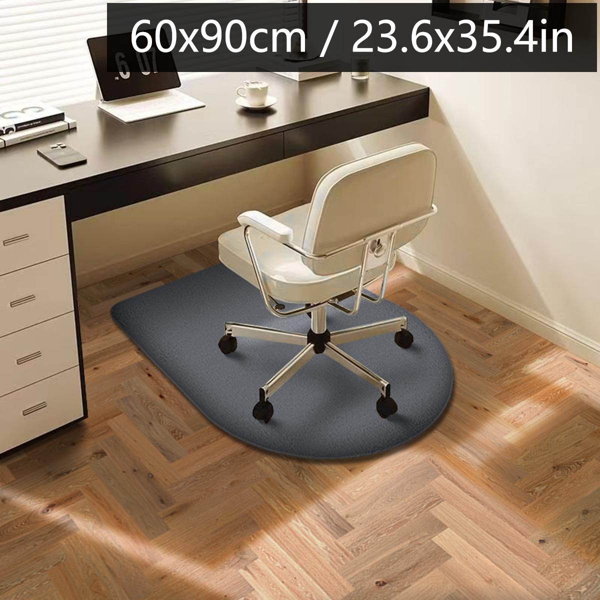 Однотонные коврики для ковров, толстые фланелевые коврики для письменного стола, коврик для вращающегося кресла, коврик для учебы, мягкие коврики, коврики для обуви