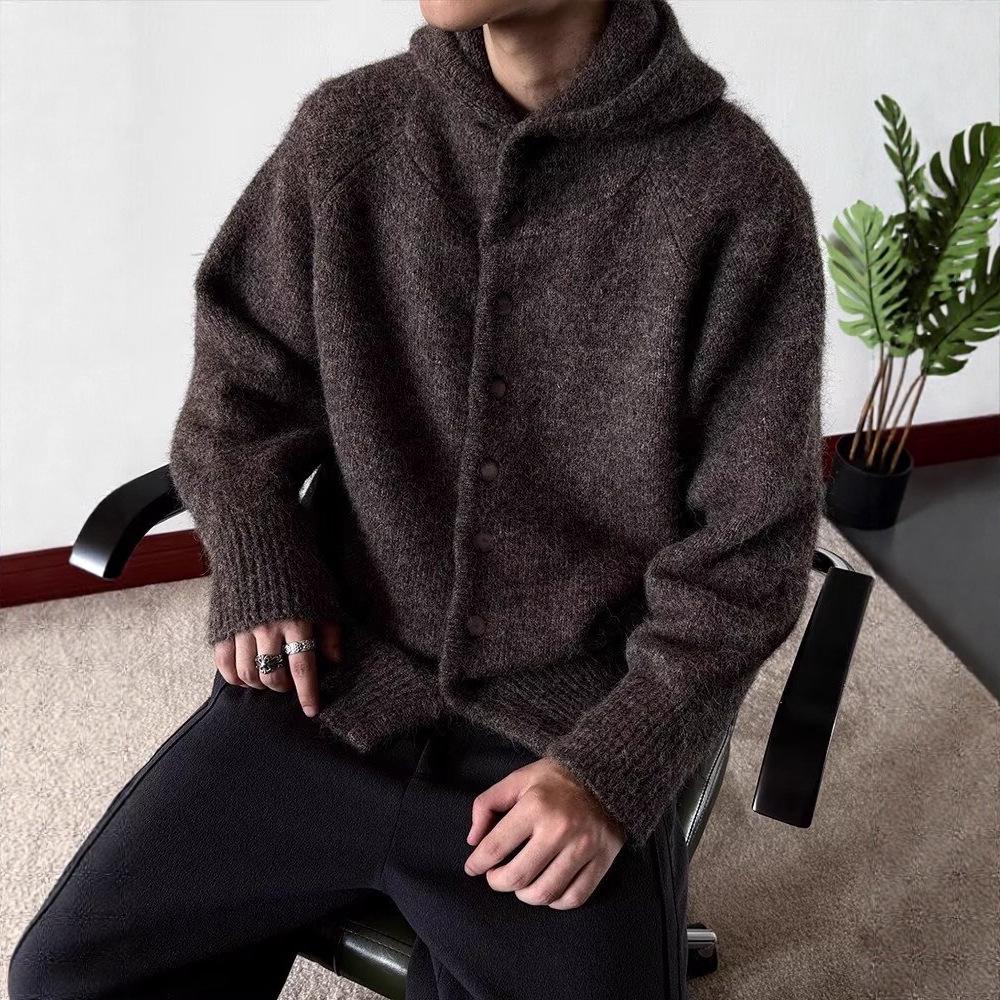 Men’s Trendy Autumn/Winter Knitted Cardigan - High-End Solid Color Hooded Sweater XL коричневий
Men’s Trendy Autumn/Winter Knitted Cardigan - High-End Solid Color Hooded Sweater XL коричневий