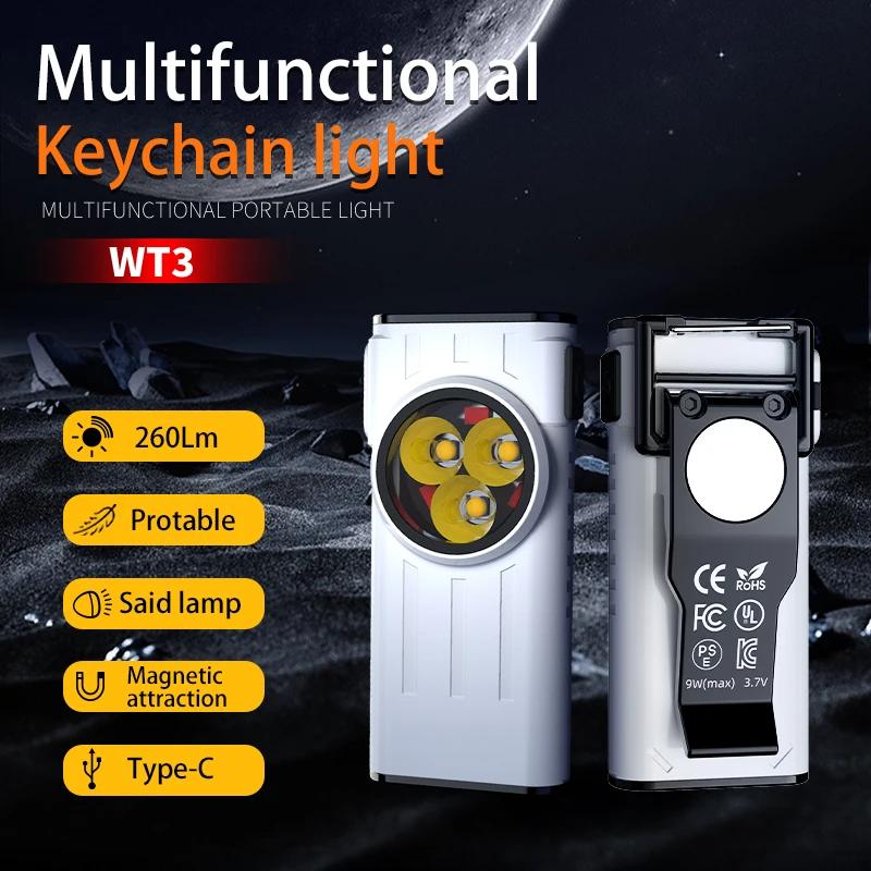 USB C Rechargeable LED Flashlight Portable LED Keychain 9 Modes Torch Work Light with Magnet for Camping Hiking Emergency Use White-1Pc помаранчевий
USB C Rechargeable LED Flashlight Portable LED Keychain 9 Modes Torch Work Light with Magnet for Camping Hiking Emergency Use White-1Pc помаранчевий