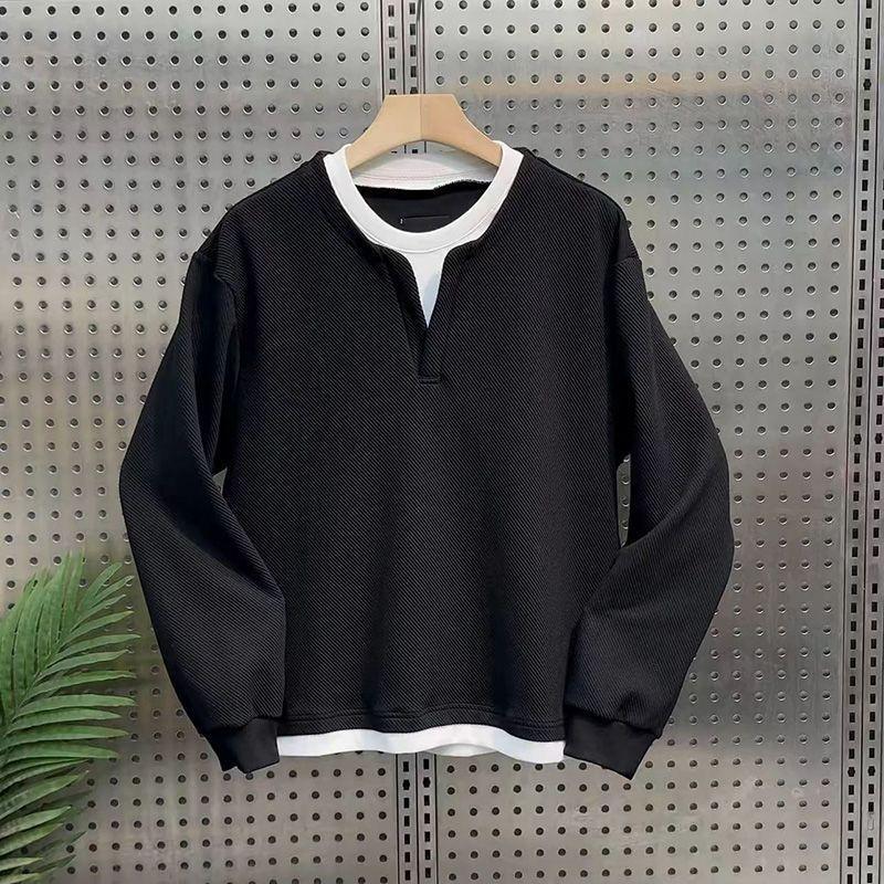 Men s Patchwork Round Neck Color Block Two-Piece Long Sleeve Hoodie - Trendy Internet Celebrity Top L чорний
Men s Patchwork Round Neck Color Block Two-Piece Long Sleeve Hoodie - Trendy Internet Celebrity Top L чорний