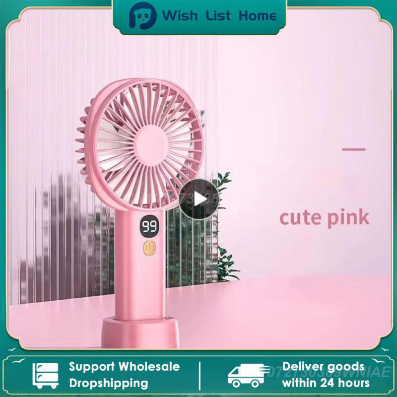 Usb Fan Wind Comfortable Long Battery Life Silent Air Large Capacity Battery Electric Quantity Display Hand-held Fan Desktop Fan
Usb Fan Wind Comfortable Long Battery Life Silent Air Large Capacity Battery Electric Quantity Display Hand-held Fan Desktop Fan