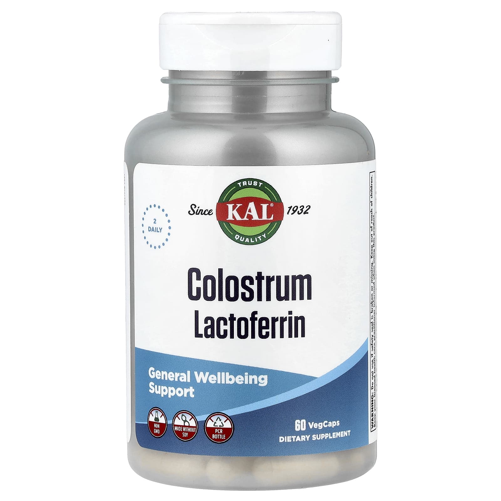 Colostrum Lactoferrin, 60 Veggie Capsules 
Colostrum Lactoferrin, 60 Veggie Capsules