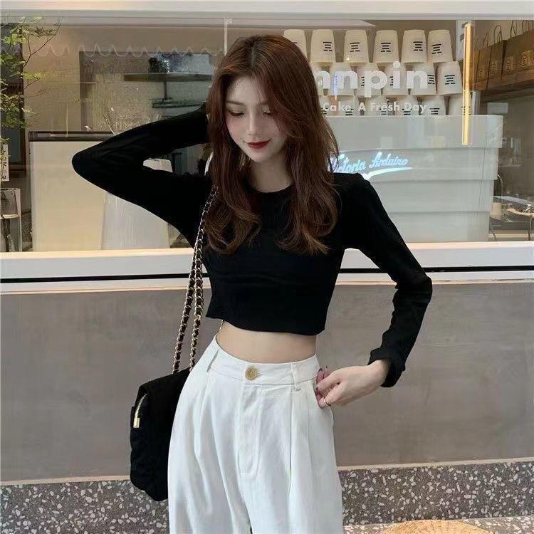Sexy Women Long Sleeve T-shirts Solid Simple Daily Club Party Tops Girls Casual Tees Workout Street Wear
Sexy Women Long Sleeve T-shirts Solid Simple Daily Club Party Tops Girls Casual Tees Workout Street Wear