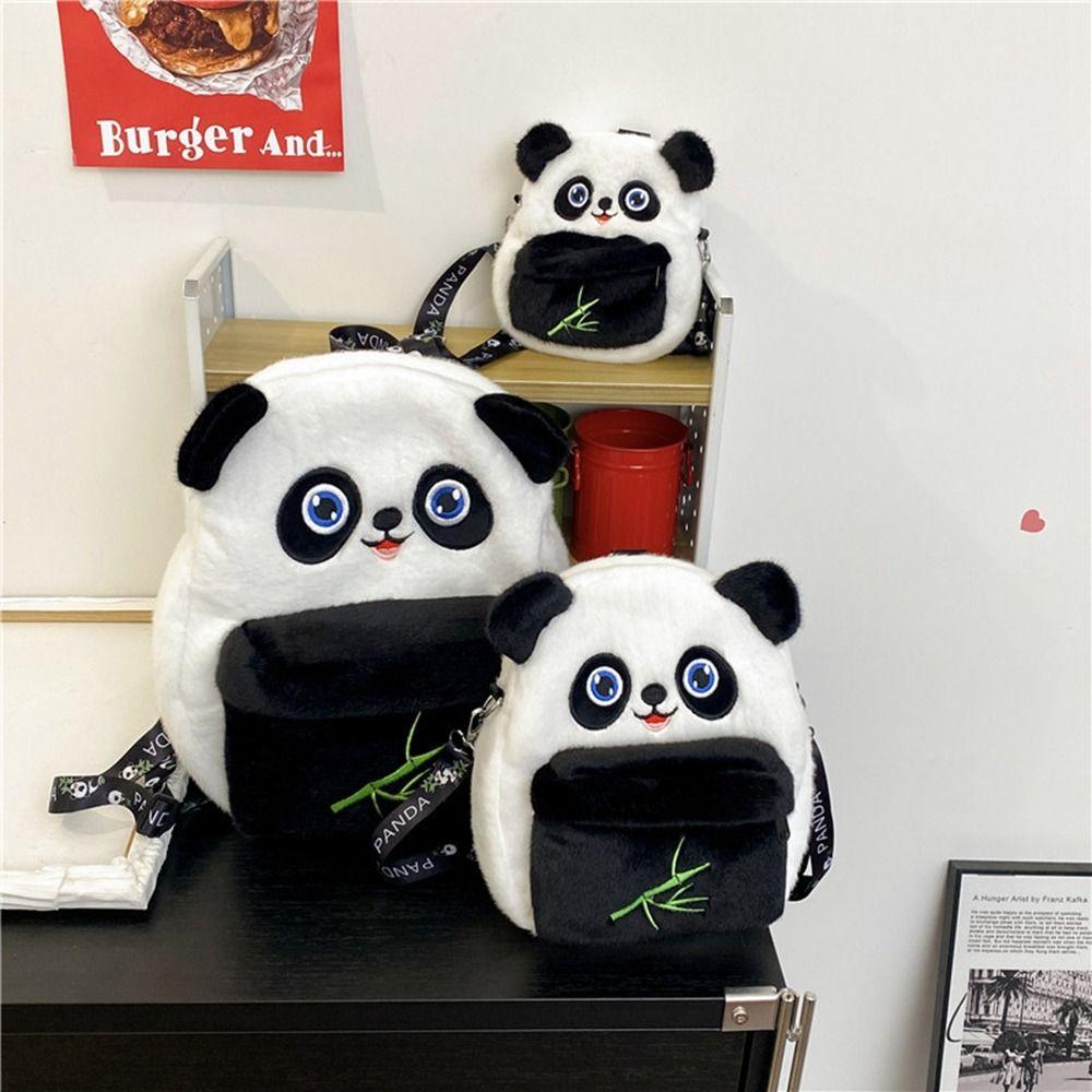 Schoolbag Cartoon Crossbody Bag Purse Plush Backpack Portable Plush Panda Shoulder Bag Boys medium
Schoolbag Cartoon Crossbody Bag Purse Plush Backpack Portable Plush Panda Shoulder Bag Boys medium
