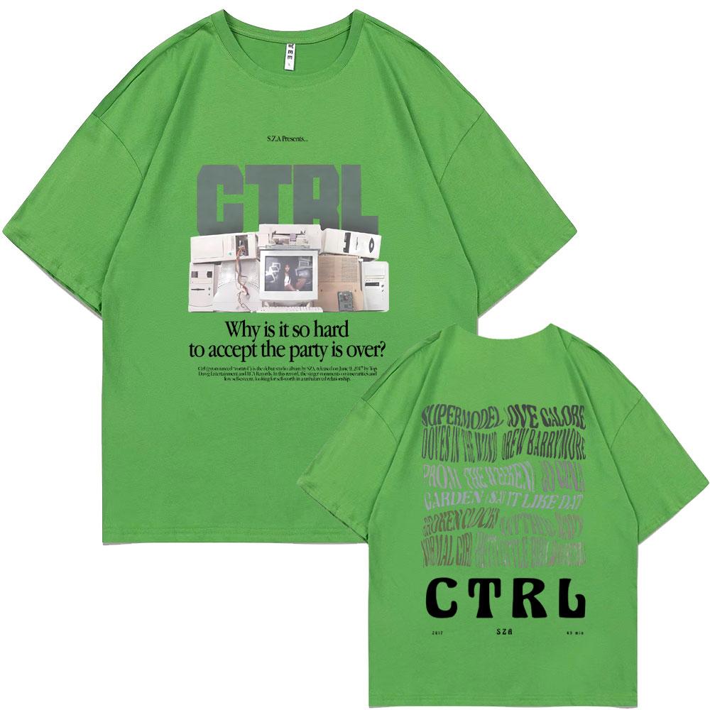 Рэпер SZA Ctrl Почему так трудно принять, что вечеринка окончена, графическая футболка с принтом, мужская, женская, модная, хип-хоп, оверсайз футболка 4XL
Рэпер SZA Ctrl Почему так трудно принять, что вечеринка окончена, графическая футболка с принтом, мужская, женская, модная, хип-хоп, оверсайз футболка 4XL