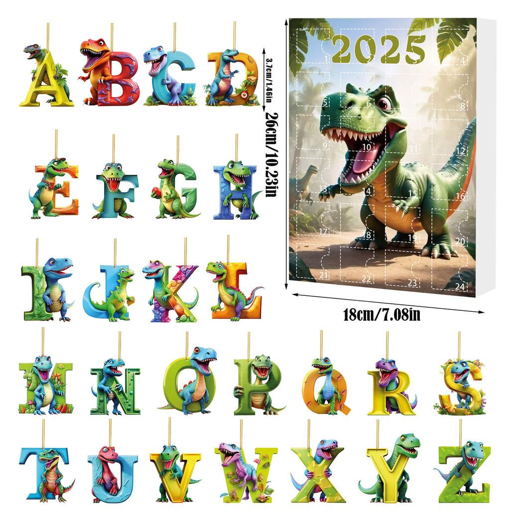 Christmas Dinosaur Letter Ornaments With Countdown Calendar For Holiday Decor And Gift Giving зелений
Christmas Dinosaur Letter Ornaments With Countdown Calendar For Holiday Decor And Gift Giving зелений