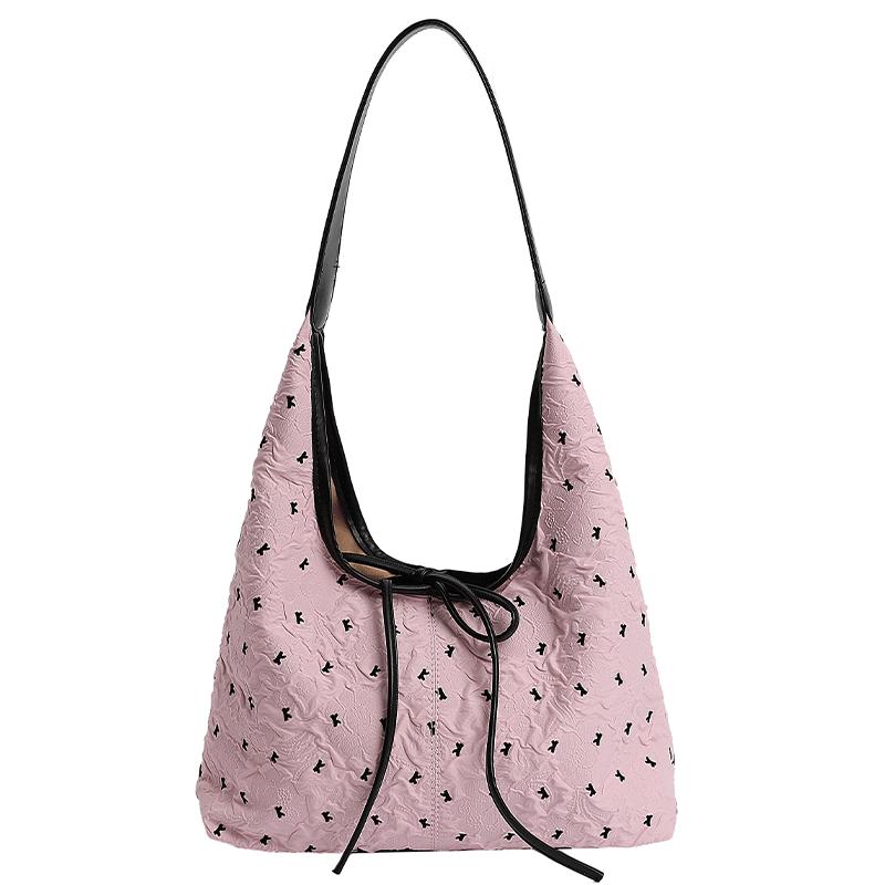 Модная сумка подмышку с бантом и плиссировкой большой вместимости, женская новая повседневная сумка-мессенджер на плечо для поездок розовый
Модная сумка подмышку с бантом и плиссировкой большой вместимости, женская новая повседневная сумка-мессенджер на плечо для поездок розовый