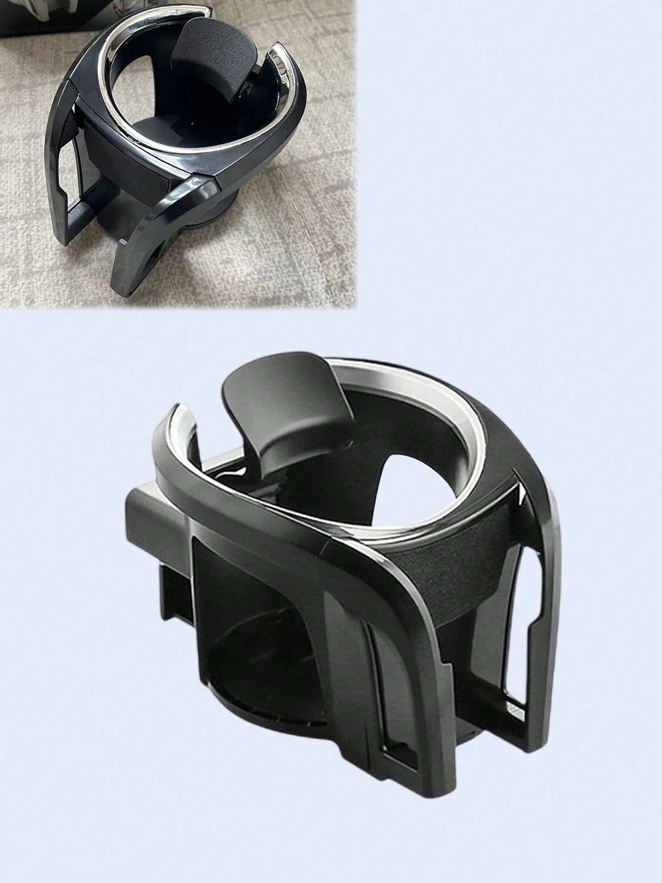 Universal Car Multifunctional Cup Holder – Air Vent Mounted, with Adjustable Cup Slot & Phone Holder срібний
Universal Car Multifunctional Cup Holder – Air Vent Mounted, with Adjustable Cup Slot & Phone Holder срібний
