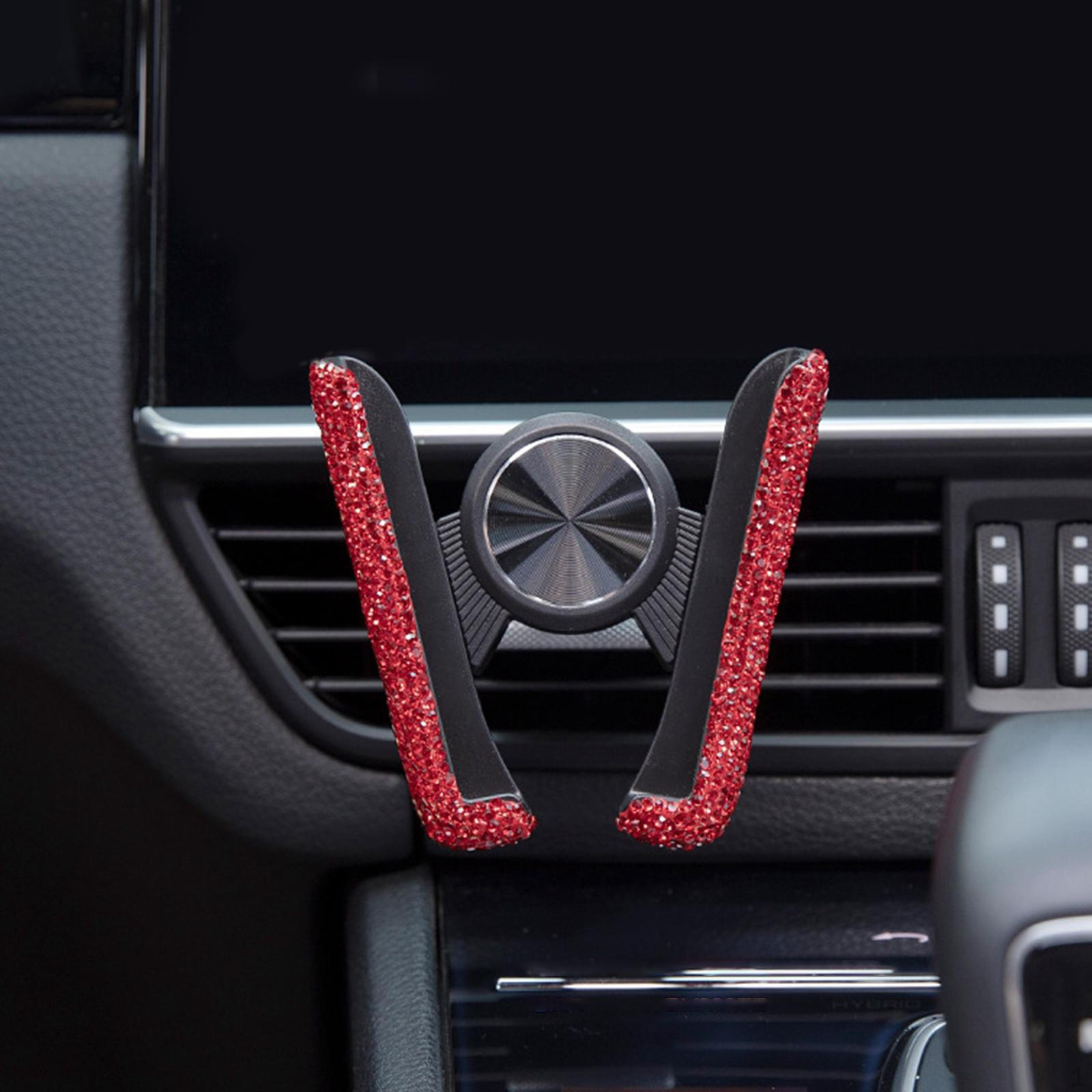 Phone Holder Mount Handsfree Degree Rotation Rhinestone Vehicle Smartphones Support Bracket
Phone Holder Mount Handsfree Degree Rotation Rhinestone Vehicle Smartphones Support Bracket