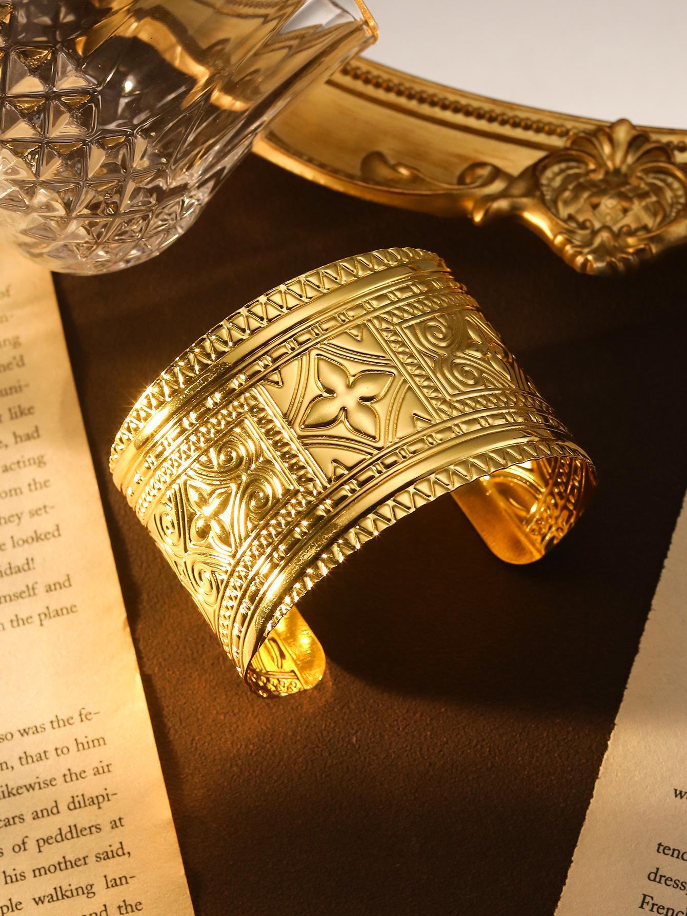 Богемский Этнический Тибетский Золотой Открытый Браслет-Манжета - Трендовые, Модные, Крутые Украшения
Богемский Этнический Тибетский Золотой Открытый Браслет-Манжета - Трендовые, Модные, Крутые Украшения