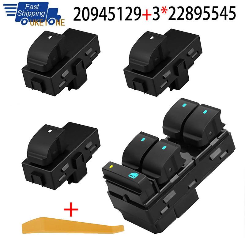Car Accessories 4pcs Power Window Switch Compatible with Buick Tahoe Chevy Silverado Traverse HHR GMC Sierra 1500 2500HD 3500HD
Car Accessories 4pcs Power Window Switch Compatible with Buick Tahoe Chevy Silverado Traverse HHR GMC Sierra 1500 2500HD 3500HD
