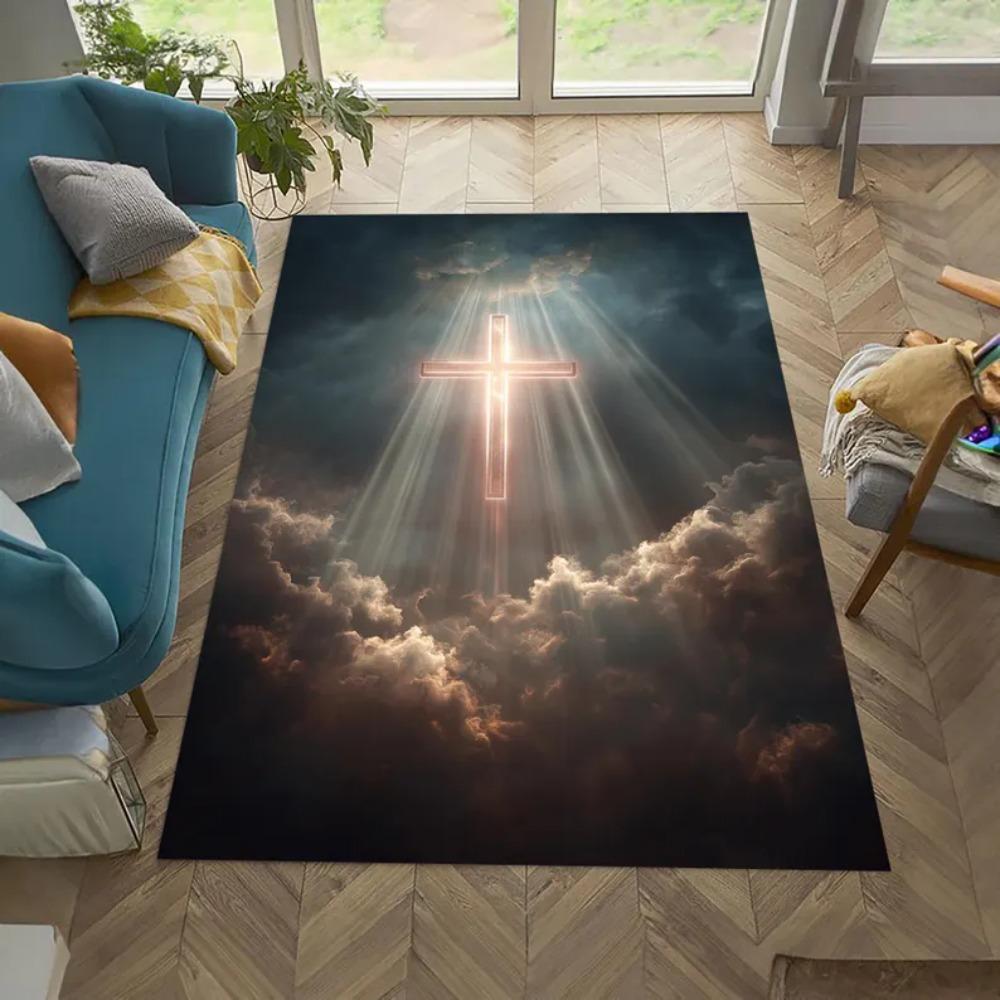 Tappeto stampato con croce divina, tappeto decorativo per preghiera cristiana, per soggiorno, camera da letto, ornamento per la casa 50x80cm
Tappeto stampato con croce divina, tappeto decorativo per preghiera cristiana, per soggiorno, camera da letto, ornamento per la casa 50x80cm