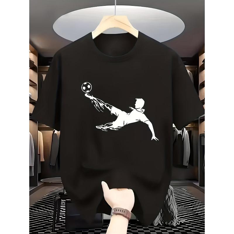 European Size Boys Round-neck Short-sleeved T-shirt with Football Pattern Print 98cm чёрный
European Size Boys Round-neck Short-sleeved T-shirt with Football Pattern Print 98cm чёрный