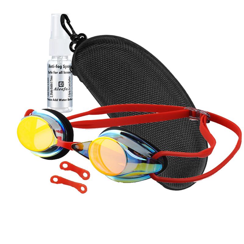 Competitive Swimming Goggles - Colorful Anti-Fog Waterproof Optical Lenses with Replaceable Nose Bridges помаранчевий
Competitive Swimming Goggles - Colorful Anti-Fog Waterproof Optical Lenses with Replaceable Nose Bridges помаранчевий