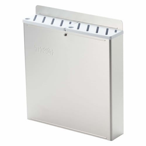 Endo Shoji TKG Commercial Color Knife Rack with Plastic Plate, Large, Type A, White, 18-8mm Body, ABS Resin Lid, Made in Japan, AHU691
Endo Shoji TKG Commercial Color Knife Rack with Plastic Plate, Large, Type A, White, 18-8mm Body, ABS Resin Lid, Made in Japan, AHU691