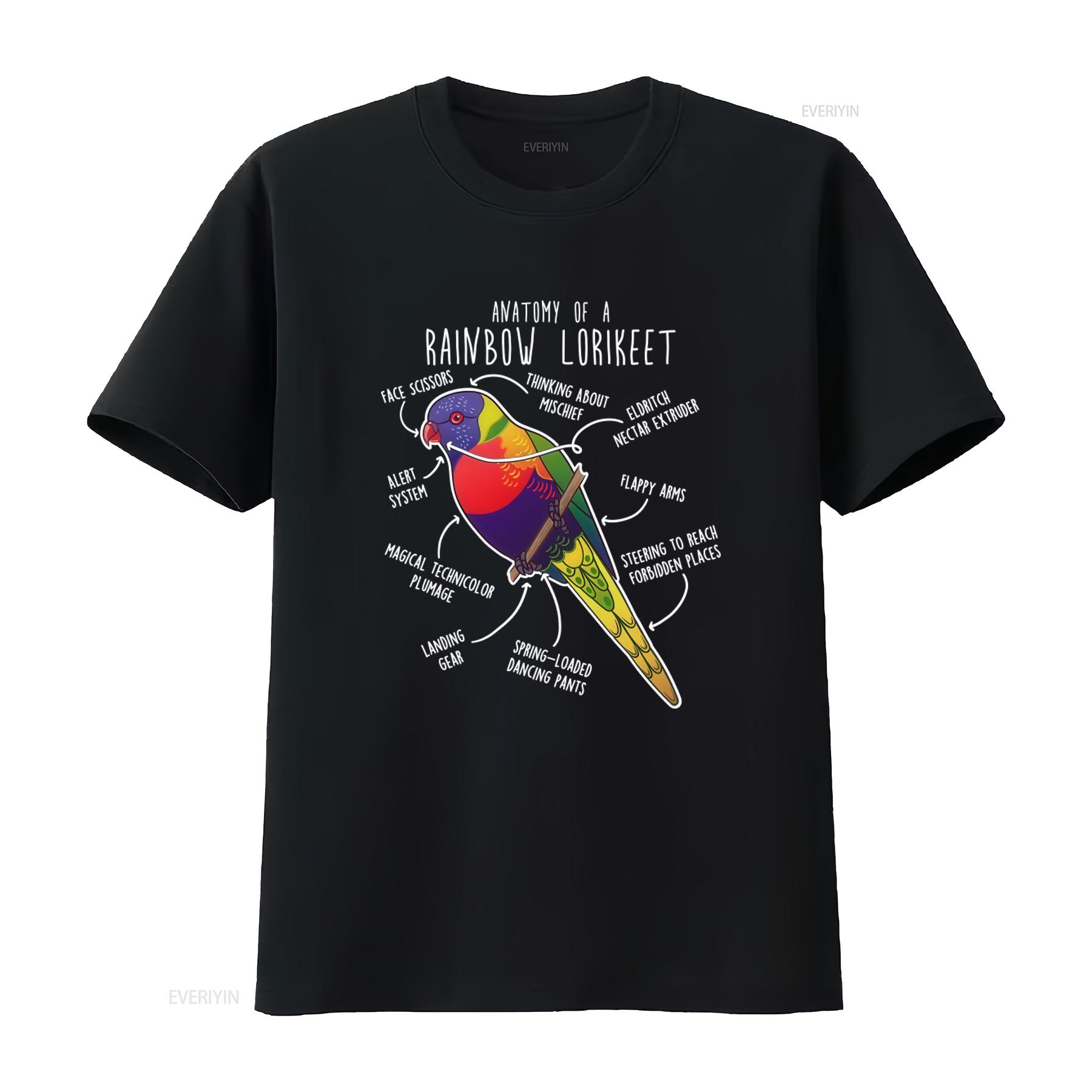 Rainbow Lorikeet T Shirt Funny Bird Lover Design with Cute Lory Parrot Anatomy Illustration Australian Animal for Mom Dad 4XL
Rainbow Lorikeet T Shirt Funny Bird Lover Design with Cute Lory Parrot Anatomy Illustration Australian Animal for Mom Dad 4XL