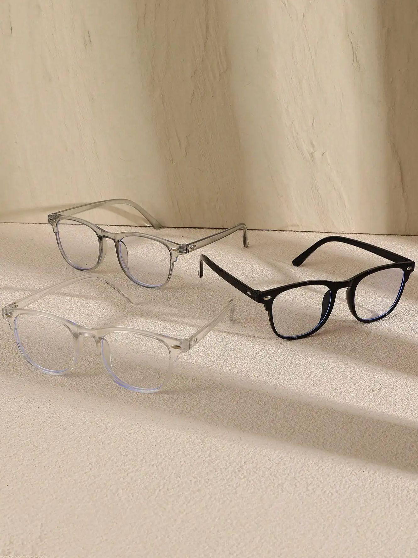 3 шт. модные классические пластиковые прозрачные очки Pentos с защитой от синего света для повседневного чтения в офисе, защиты глаз.
3 шт. модные классические пластиковые прозрачные очки Pentos с защитой от синего света для повседневного чтения в офисе, защиты глаз.