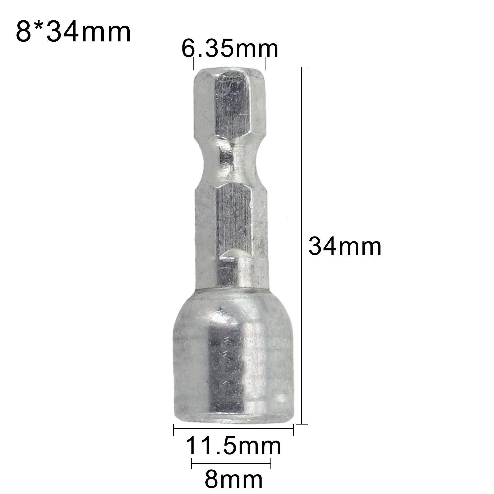 1Pcs 8mm Magnetic Nut Screwdriver Socket Bit Hex Shank Driver Adapter Socket Wrench For Power Drills Drivers Socket Kit
1Pcs 8mm Magnetic Nut Screwdriver Socket Bit Hex Shank Driver Adapter Socket Wrench For Power Drills Drivers Socket Kit