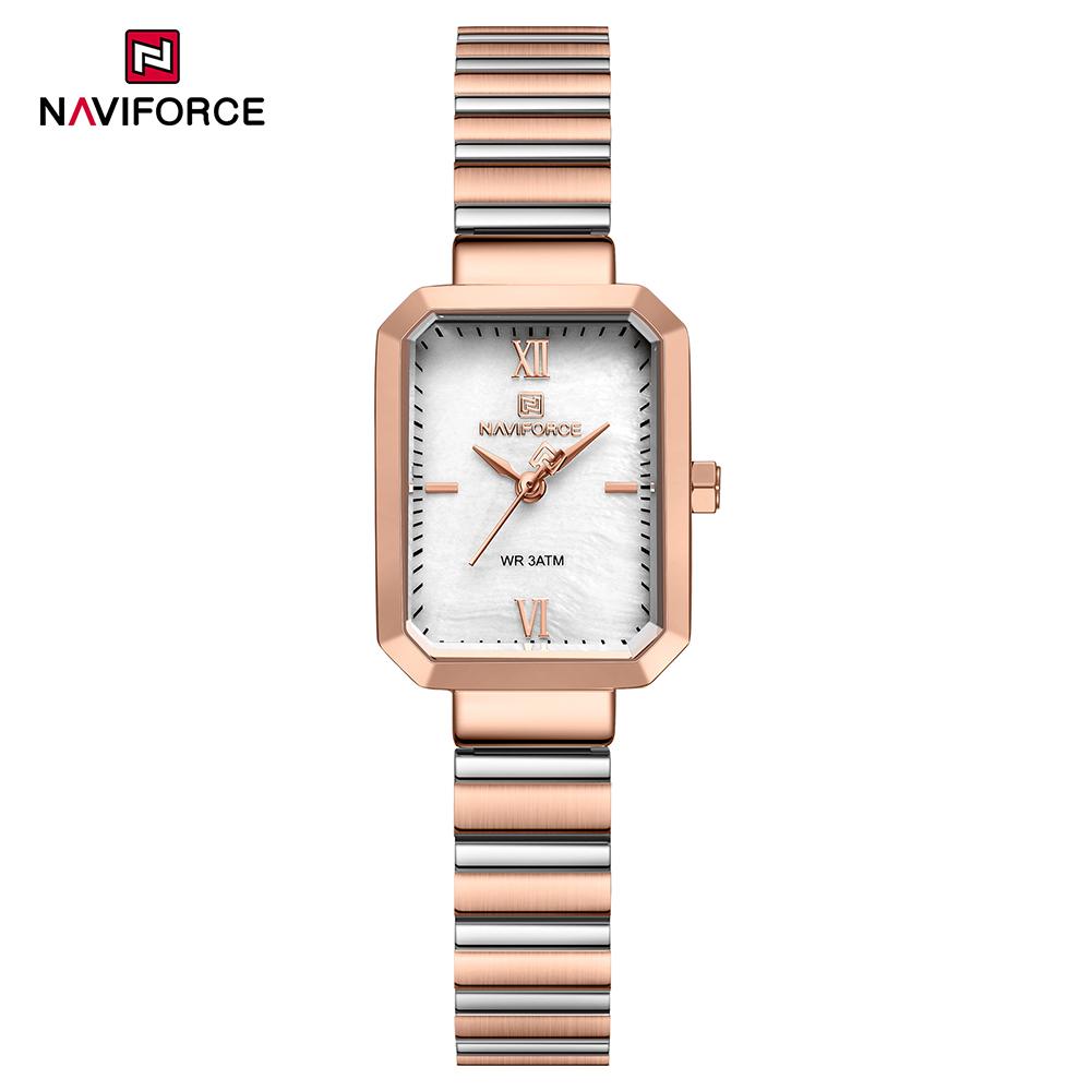 NAVIFORCE Women Quartz Watch Elegant Square Case Simple Dial Stainless Steel Strap Waterproof 30m Fashionable Casual Women s Watch NF5050
NAVIFORCE Women Quartz Watch Elegant Square Case Simple Dial Stainless Steel Strap Waterproof 30m Fashionable Casual Women s Watch NF5050