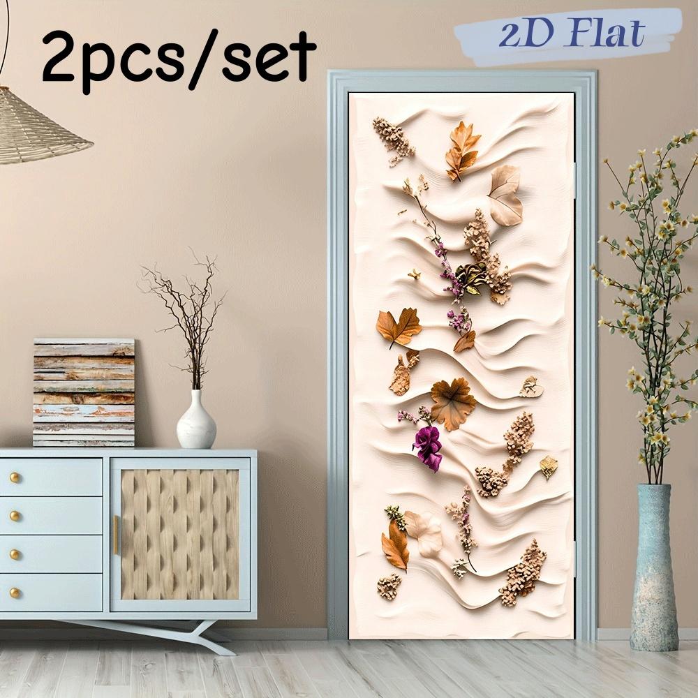 2pcs autumn themed wall stickers, with natural curly beige wavy patterns as the base, embellished with plant elements such as ma (as the picture,38.5x200cmx2)
2pcs autumn themed wall stickers, with natural curly beige wavy patterns as the base, embellished with plant elements such as ma (as the picture,38.5x200cmx2)