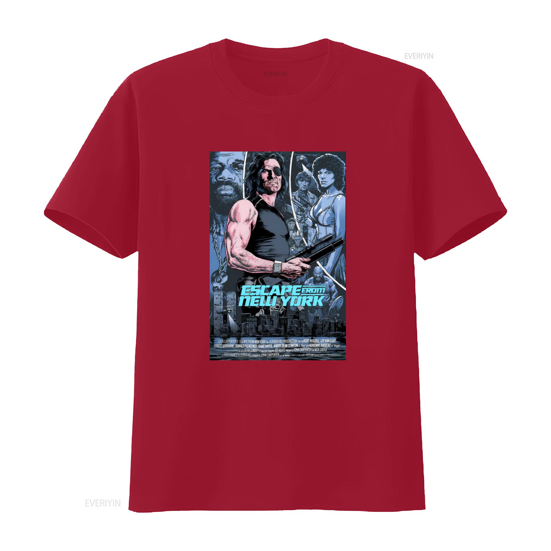 Escape From New York T Shirt Snake Plissken Retro Movie Poster Blue vintage Washed designer clothes Unisex homme Breathable S
Escape From New York T Shirt Snake Plissken Retro Movie Poster Blue vintage Washed designer clothes Unisex homme Breathable S