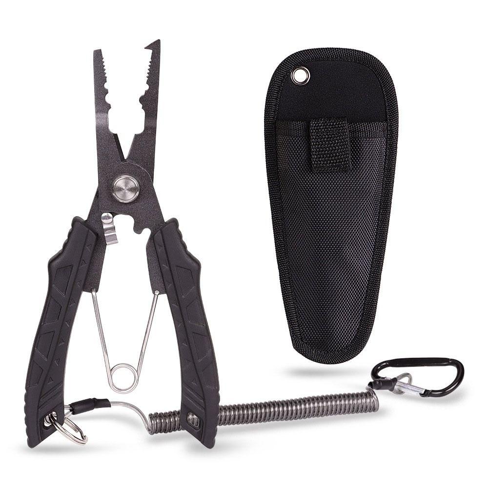 Steel Fishing Tackle Accessories Hook Remover Fishing Pliers Line Cutter Split Ring Pliers
Steel Fishing Tackle Accessories Hook Remover Fishing Pliers Line Cutter Split Ring Pliers