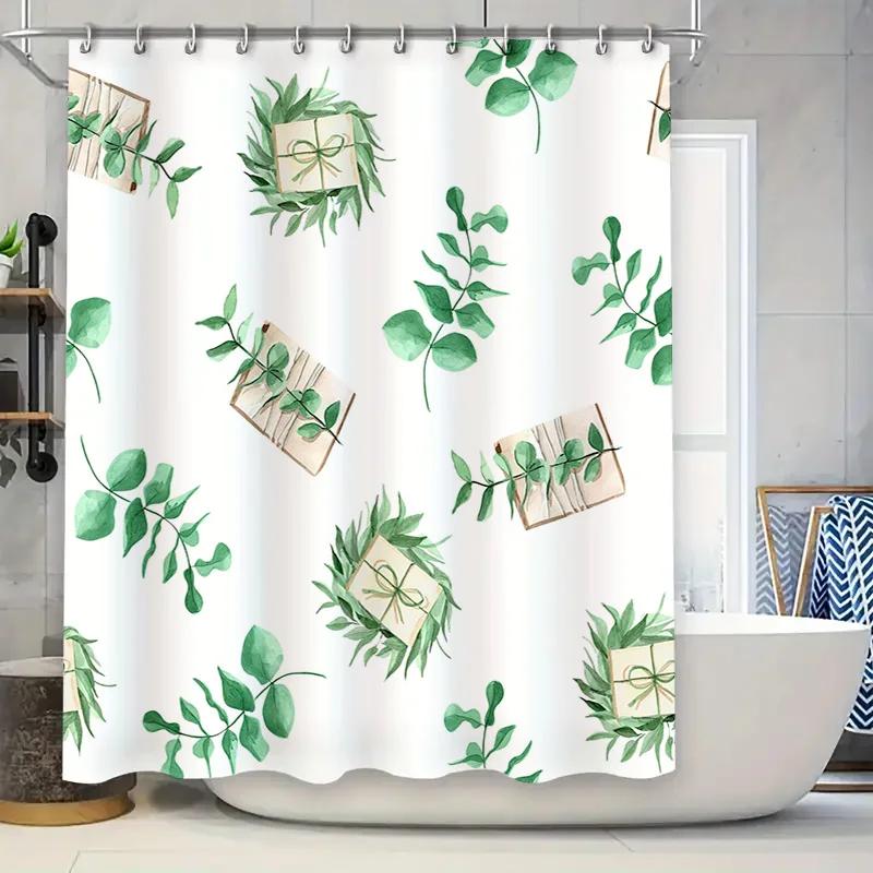 Green Leaves Books Shower Curtain Waterproof Home Decor Fabric Bathroom Wall Hanging White 3D Printing Customizable Size Availab W60H190(CM)-1 Pcs
Green Leaves Books Shower Curtain Waterproof Home Decor Fabric Bathroom Wall Hanging White 3D Printing Customizable Size Availab W60H190(CM)-1 Pcs