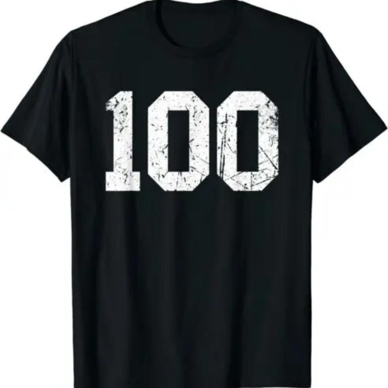 Number #100 Sports Jersey Athlete Lucky Number Retro Vintage T-Shirt XXXXXL чорний
Number #100 Sports Jersey Athlete Lucky Number Retro Vintage T-Shirt XXXXXL чорний