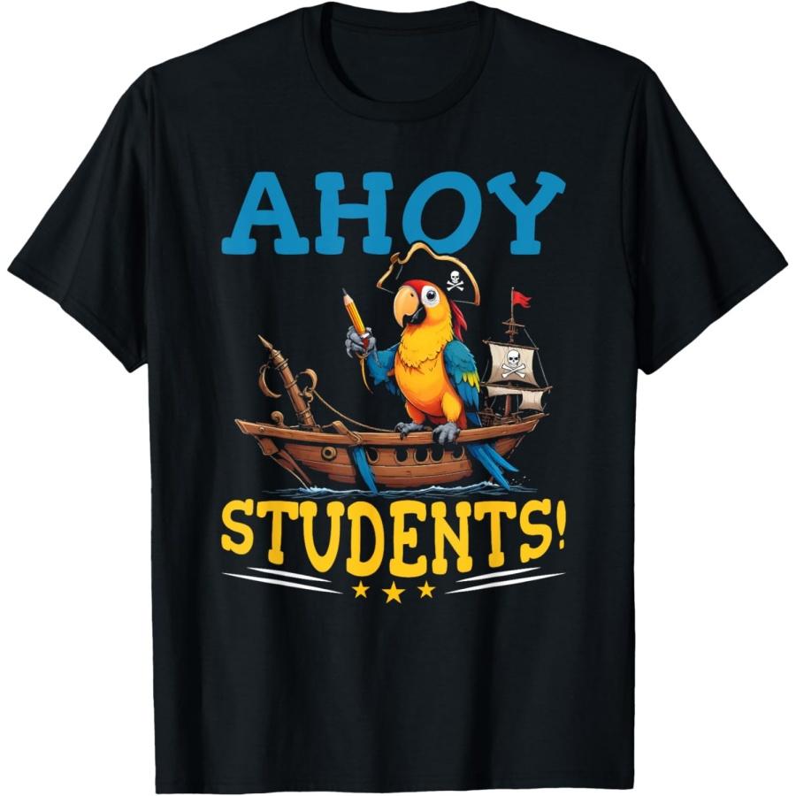 Pirate Teacher School Funny Ahoy Students Pirate Teacher T-Shirt XXXXXL чорний
Pirate Teacher School Funny Ahoy Students Pirate Teacher T-Shirt XXXXXL чорний