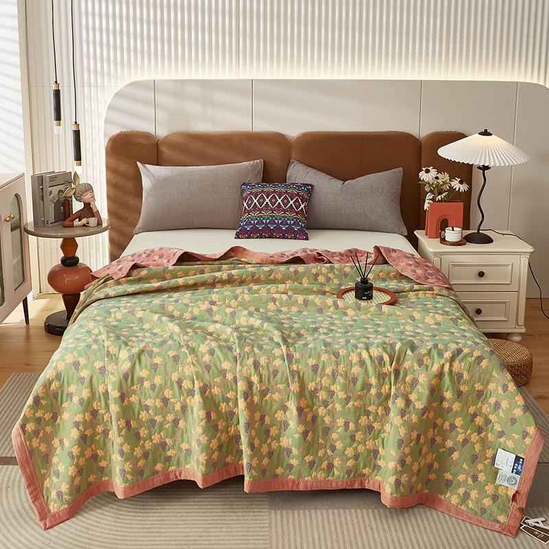 Хлопковый жаккардовый плед из марли: Дышащее, Утолщенное Двухслойное Одеяло и Покрывало 150*200cm (Approx. 1.25KG)
Хлопковый жаккардовый плед из марли: Дышащее, Утолщенное Двухслойное Одеяло и Покрывало 150*200cm (Approx. 1.25KG)