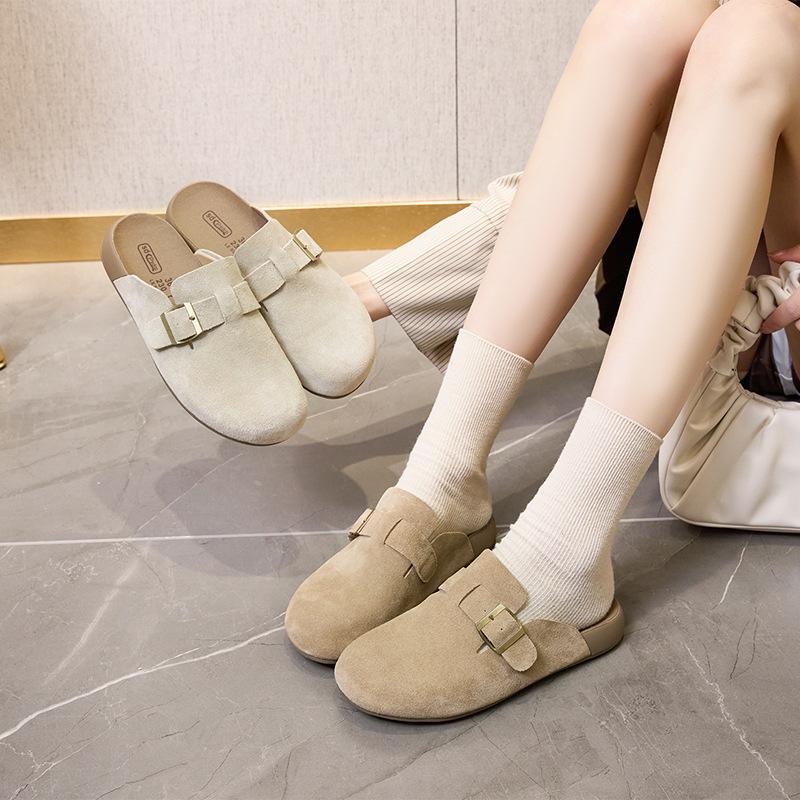 Spring leather Birkenstock half-tray women s shoes Korean version round head bag head slippers women s platform casual Boken shoes pure original 32
Spring leather Birkenstock half-tray women s shoes Korean version round head bag head slippers women s platform casual Boken shoes pure original 32