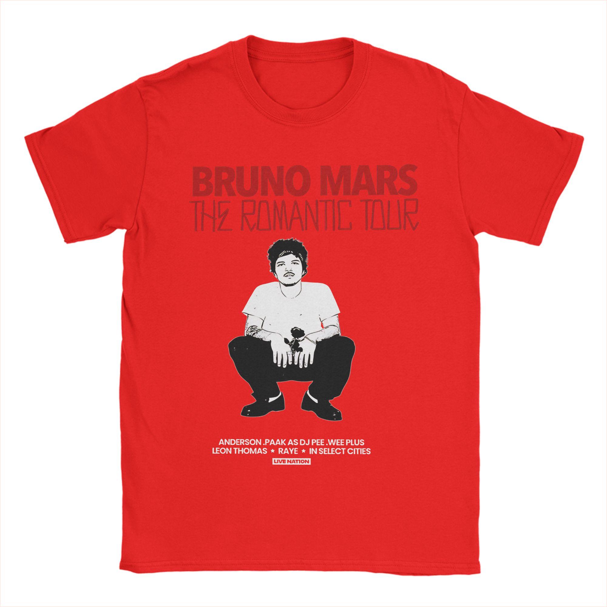 Bruno Mars The Romantic Tour TShirt Unisex Vintage Pure Cotton Tees Round Neck Short Sleeve T Shirts Plus Size Tops S
Bruno Mars The Romantic Tour TShirt Unisex Vintage Pure Cotton Tees Round Neck Short Sleeve T Shirts Plus Size Tops S