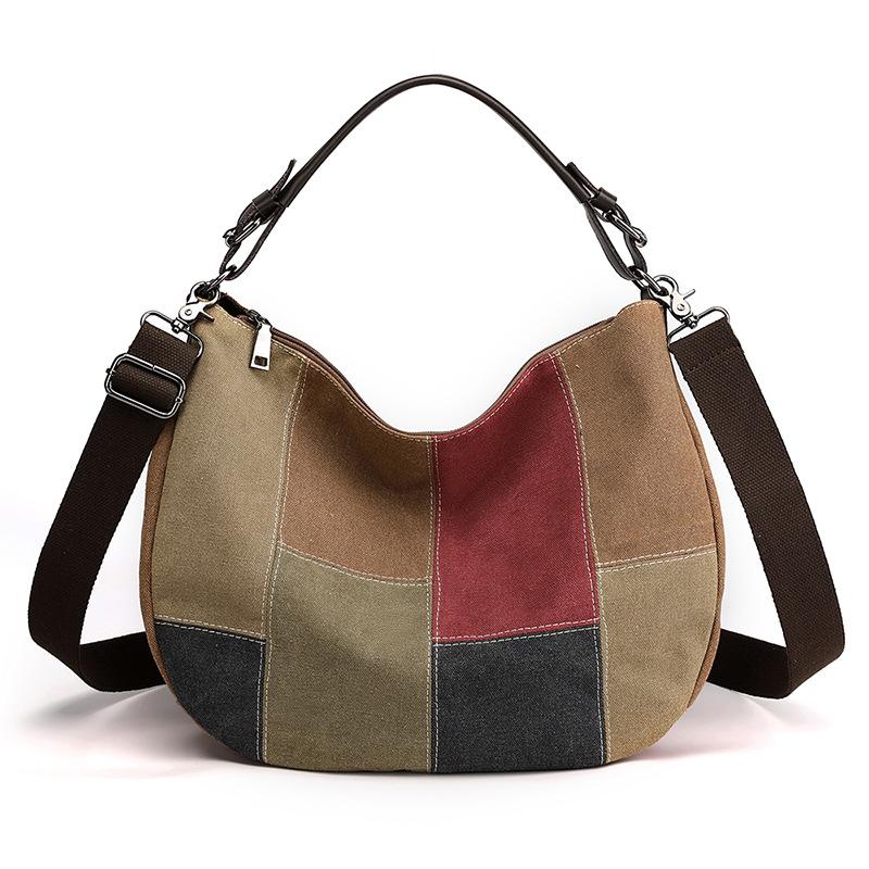 Canvas Fabric Commuting Patchwork Shoulder Bag High Capacity Women Crossbody Messenger Bag Leisure Versatile Shoulder Hobos Bags 36x30x11cm коричневый
Canvas Fabric Commuting Patchwork Shoulder Bag High Capacity Women Crossbody Messenger Bag Leisure Versatile Shoulder Hobos Bags 36x30x11cm коричневый