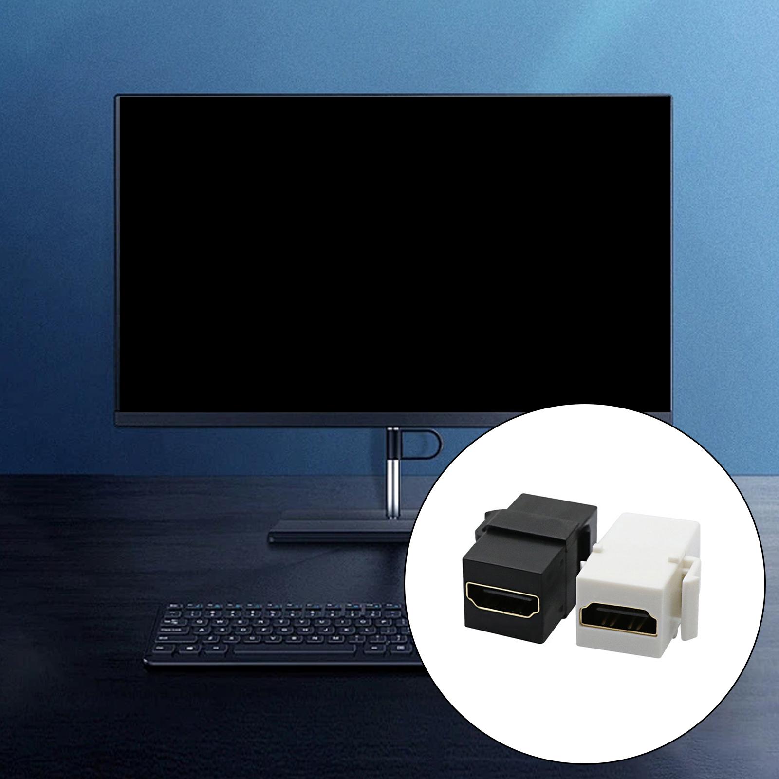HDMI Keystone Jack Адаптер гнездо-гнездо HDMI Разъем для настенной панели Поддержка видео 4K Черный чёрный
HDMI Keystone Jack Адаптер гнездо-гнездо HDMI Разъем для настенной панели Поддержка видео 4K Черный чёрный