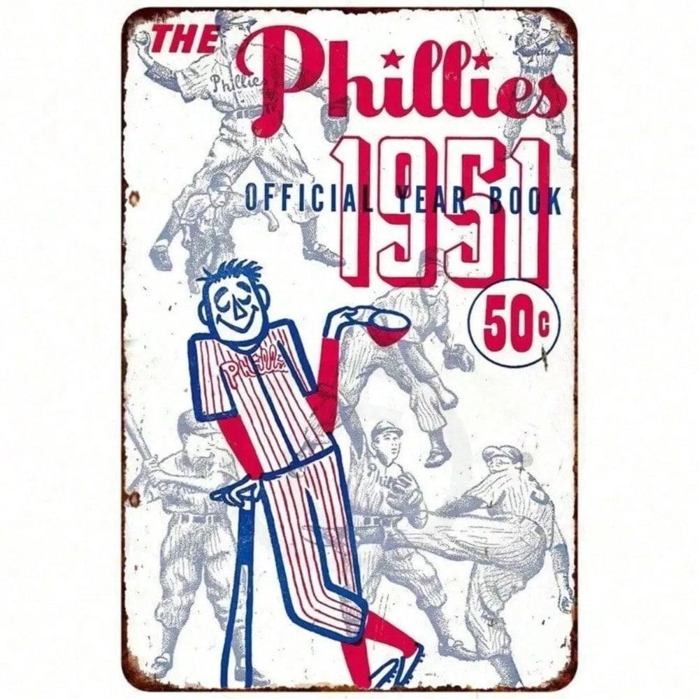 Philadelphia Phillies Retro Metal Tin Sign Man Cave Wall Decor Pub різнокольоровий
Philadelphia Phillies Retro Metal Tin Sign Man Cave Wall Decor Pub різнокольоровий
