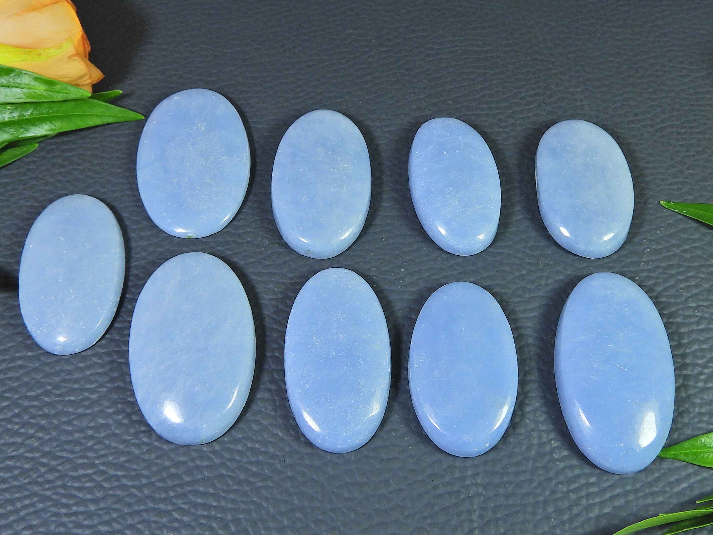 31-35 мм овальной формы Angelight Blue кабошон драгоценный камень россыпью 9 шт. лот RQ-2902
31-35 мм овальной формы Angelight Blue кабошон драгоценный камень россыпью 9 шт. лот RQ-2902