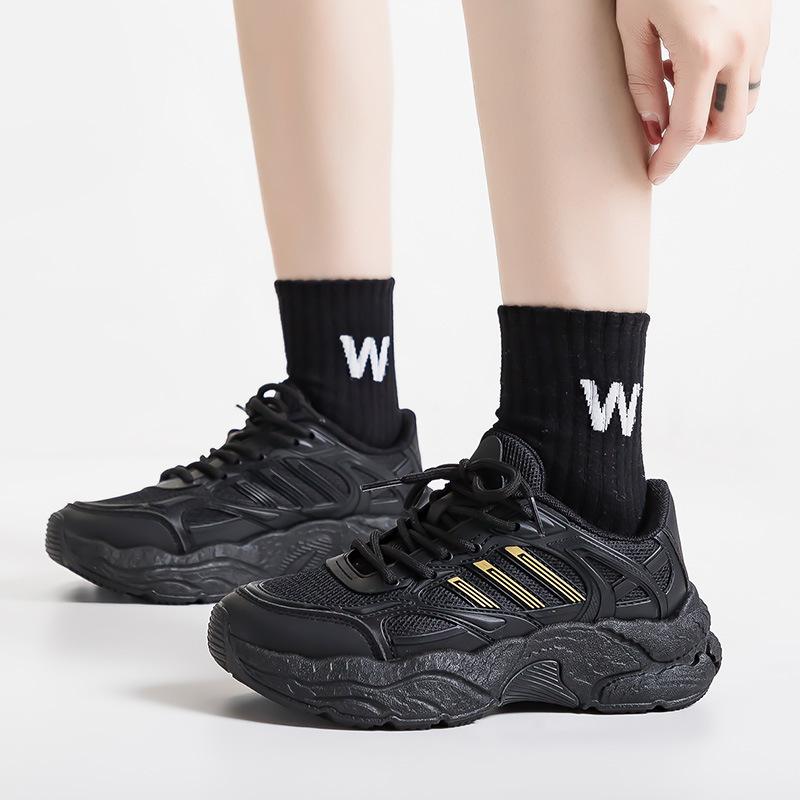 2025 new dad shoes women s breathable mesh sports shoes thick sole heightening casual little white shoes F8852 35 чёрный
2025 new dad shoes women s breathable mesh sports shoes thick sole heightening casual little white shoes F8852 35 чёрный