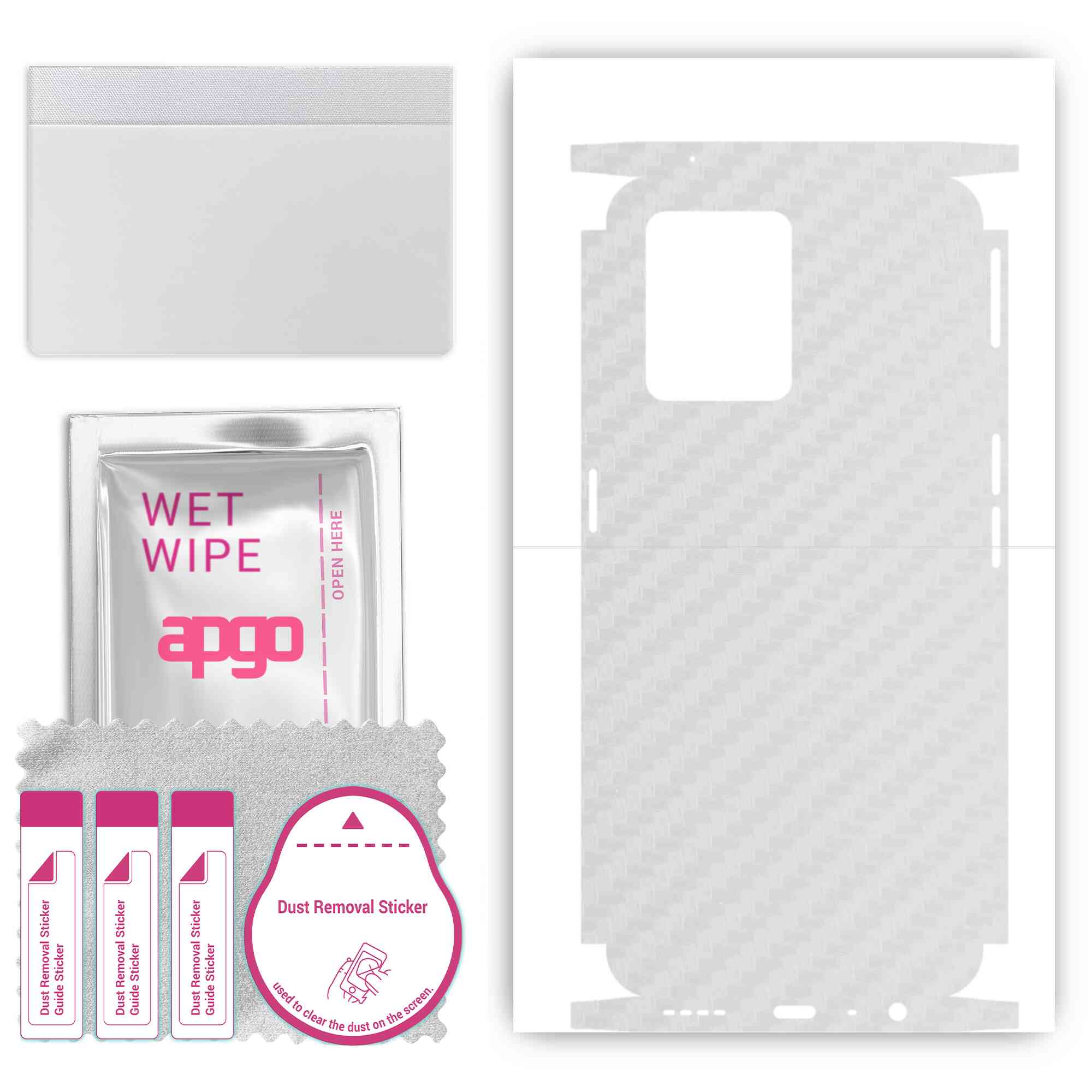 Apgo Protective Skin Sticker for the back+sides compatible with Realme 9 Pro Plus, Full Wrap Film, Foil, Vinyl - Pattern Transparent Carbon
Apgo Protective Skin Sticker for the back+sides compatible with Realme 9 Pro Plus, Full Wrap Film, Foil, Vinyl - Pattern Transparent Carbon