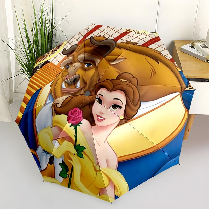 1pc Beauty and the Beast Fully Automatic Folding Portable Umbrella, 8 Steel Frames, Three-Fold Design, Suitable for All Seasons, Suitable fo
1pc Beauty and the Beast Fully Automatic Folding Portable Umbrella, 8 Steel Frames, Three-Fold Design, Suitable for All Seasons, Suitable fo