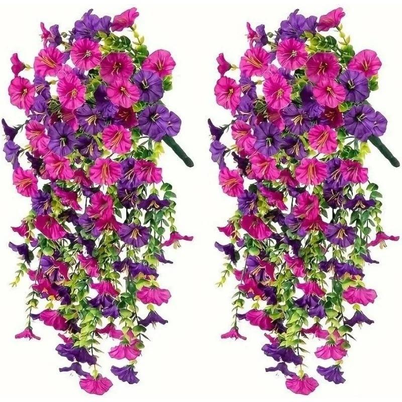 2PC Outdoor Courtyard Artificial Flowers Home Wedding Decorations Eucalyptus Morning Glories Silk Flowers
2PC Outdoor Courtyard Artificial Flowers Home Wedding Decorations Eucalyptus Morning Glories Silk Flowers