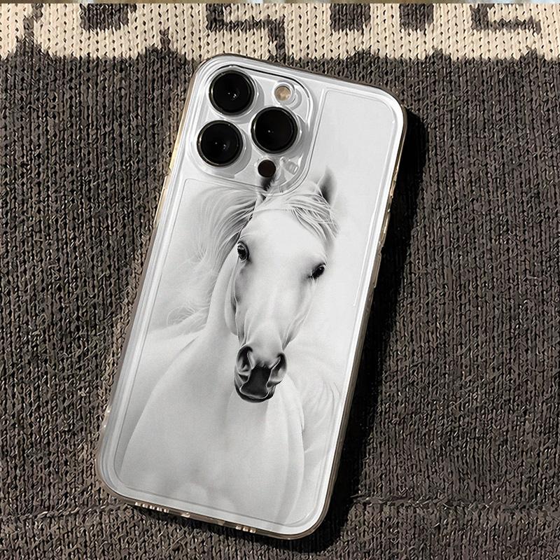 Gentle White Horse Phone Case For IPhone 17 17Air 16 16E 15 13 12 11 14 Pro Max 16 14 Plus Case Cover Funda Bumber Coque iphone 17 ProMax
Gentle White Horse Phone Case For IPhone 17 17Air 16 16E 15 13 12 11 14 Pro Max 16 14 Plus Case Cover Funda Bumber Coque iphone 17 ProMax