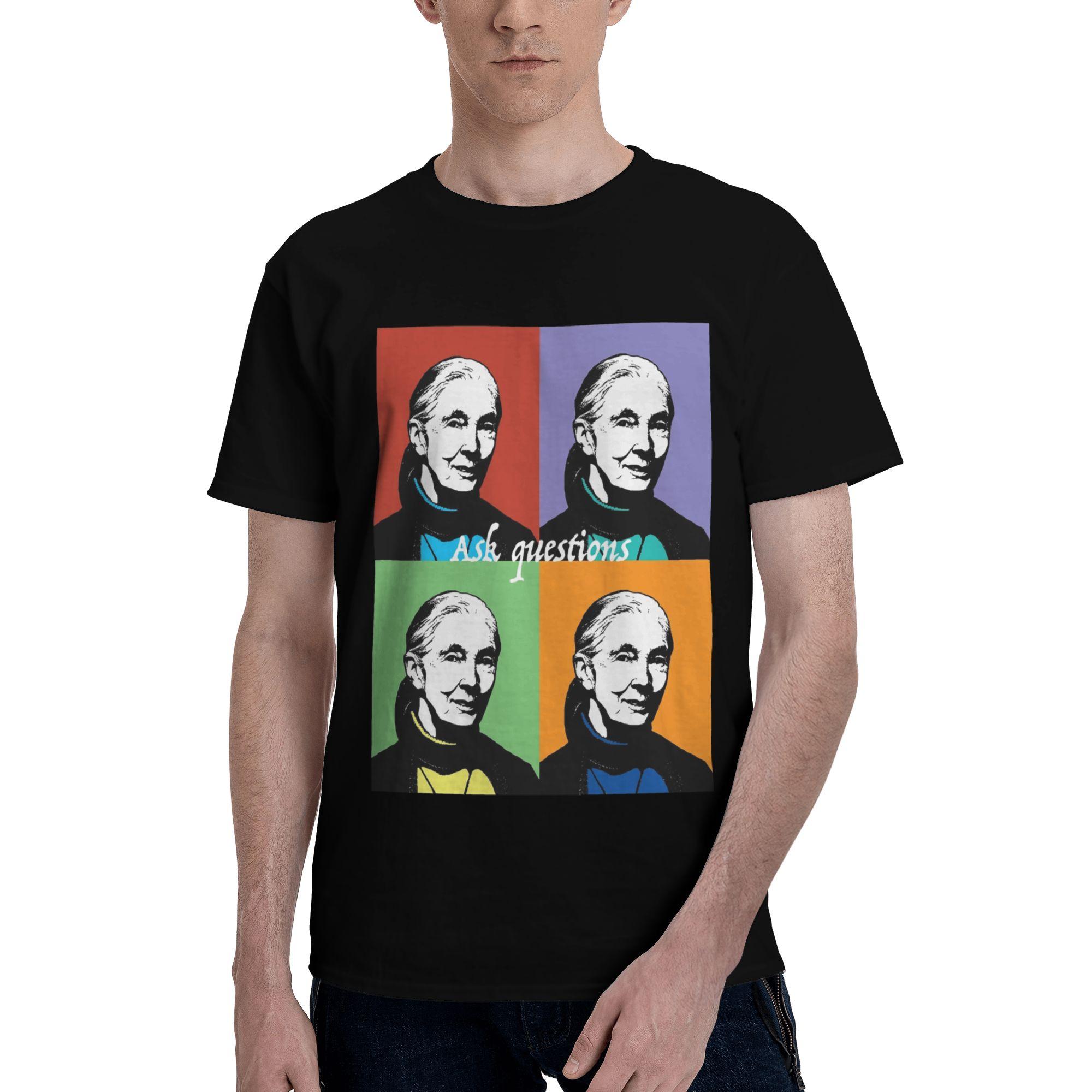 Humorous Janes Goodalls T-Shirt Men Women Crewneck 100% Cotton T Shirts Short Sleeve Tee Shirt 6XL Tops 4XL
Humorous Janes Goodalls T-Shirt Men Women Crewneck 100% Cotton T Shirts Short Sleeve Tee Shirt 6XL Tops 4XL