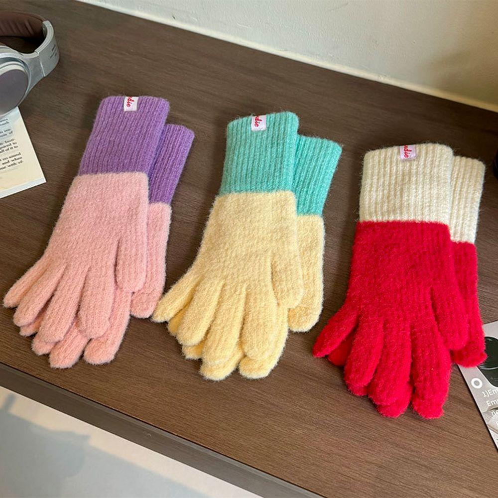 Knitting Riding Five Fingers Gloves Colorful Electric Vehicle Warm Gloves Warm Woolen Gloves Girl Style 2
Knitting Riding Five Fingers Gloves Colorful Electric Vehicle Warm Gloves Warm Woolen Gloves Girl Style 2
